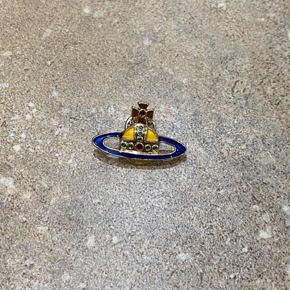 Vivienne Westwood Saturn Orb Brooch / Pin - Picture 2 of 4